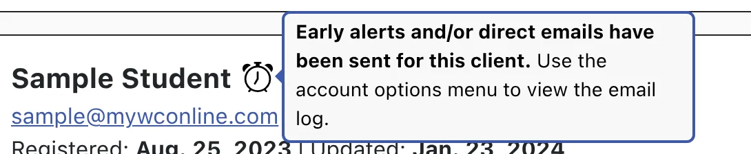 Early Alert Icon