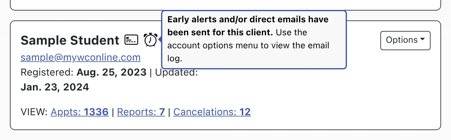 Direct Email Log