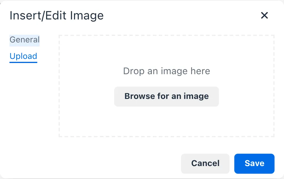 Add an Image Menu