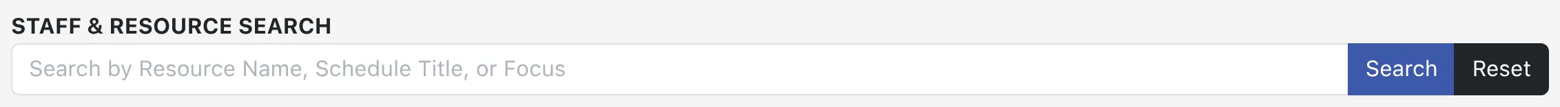 Staff Search